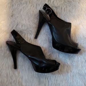💋3for$10 Nine West Peep toe heels